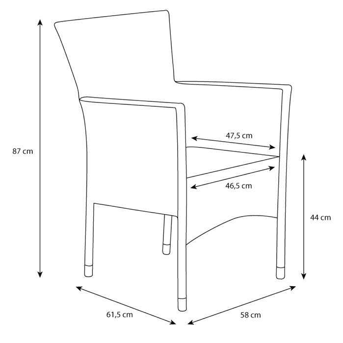 Trädgårdsstol Bangkok Sunlife